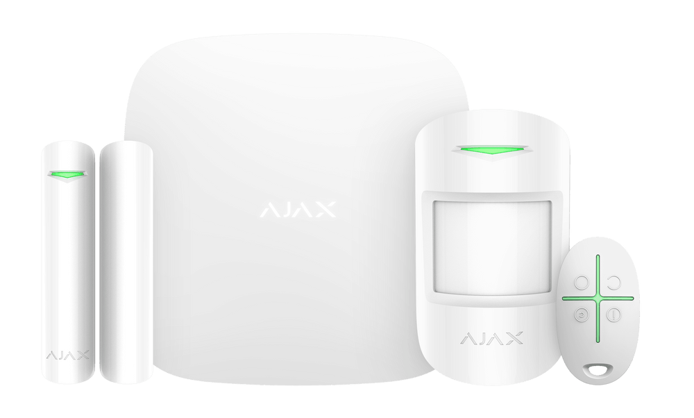 Ajax StarterKit Plus kit d'alarme sans fil Ajax Systems Kit alarme AjaxSystems Blanc 