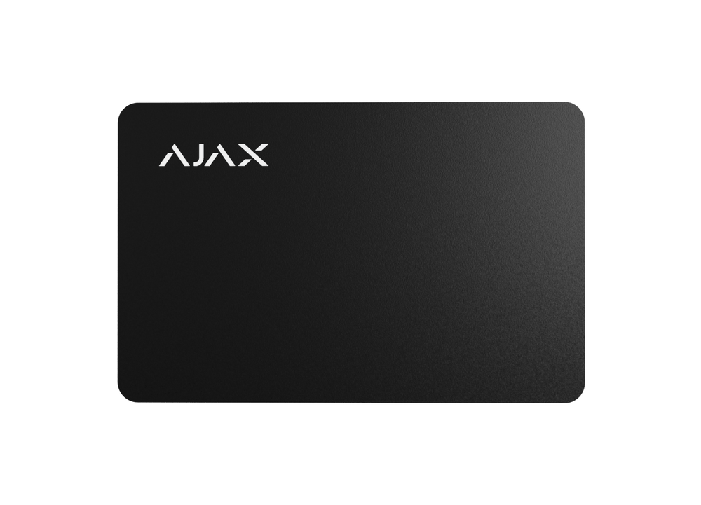 Ajax Pass (3 Pces), carte pour clavier Keypad Plus Ajax Accessoire AjaxSystems Noir 