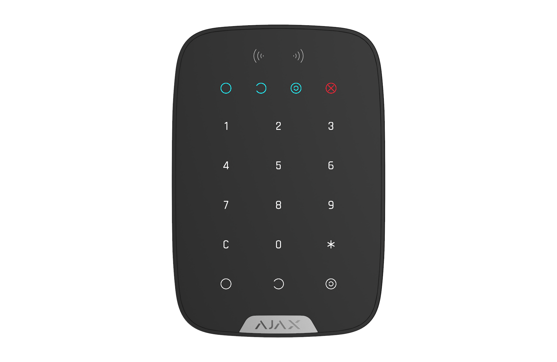 Ajax KeyPad Plus clavier sans fil avec lecteur RFID pour alarme ajax Clavier AjaxSystems Noir 