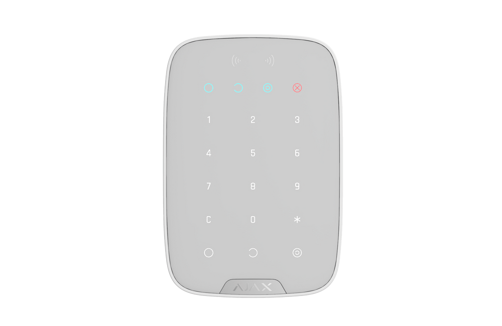 Ajax KeyPad Plus clavier sans fil avec lecteur RFID pour alarme ajax Clavier AjaxSystems Blanc 
