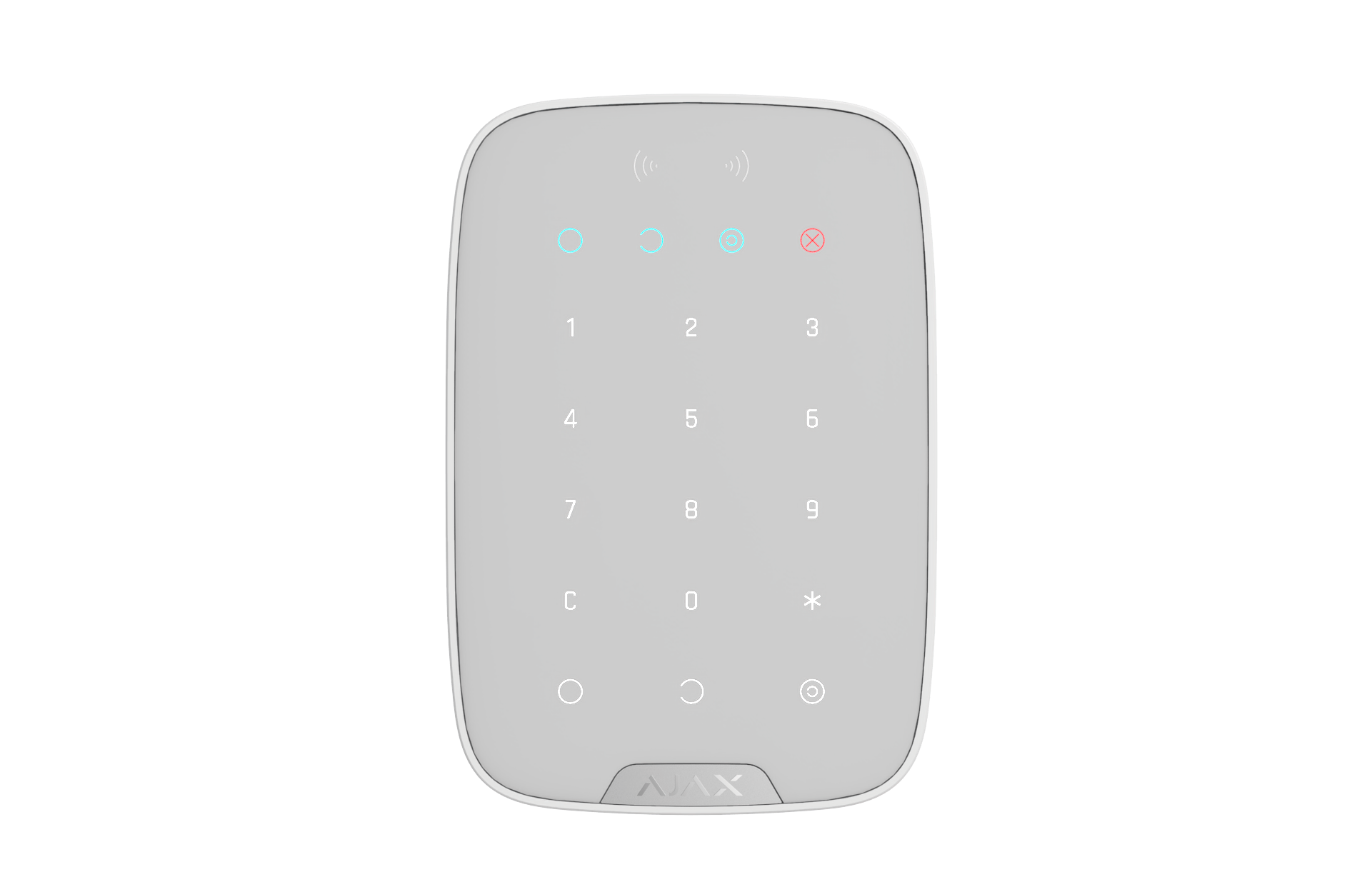 Ajax KeyPad Plus clavier sans fil avec lecteur RFID pour alarme ajax Clavier AjaxSystems Blanc 