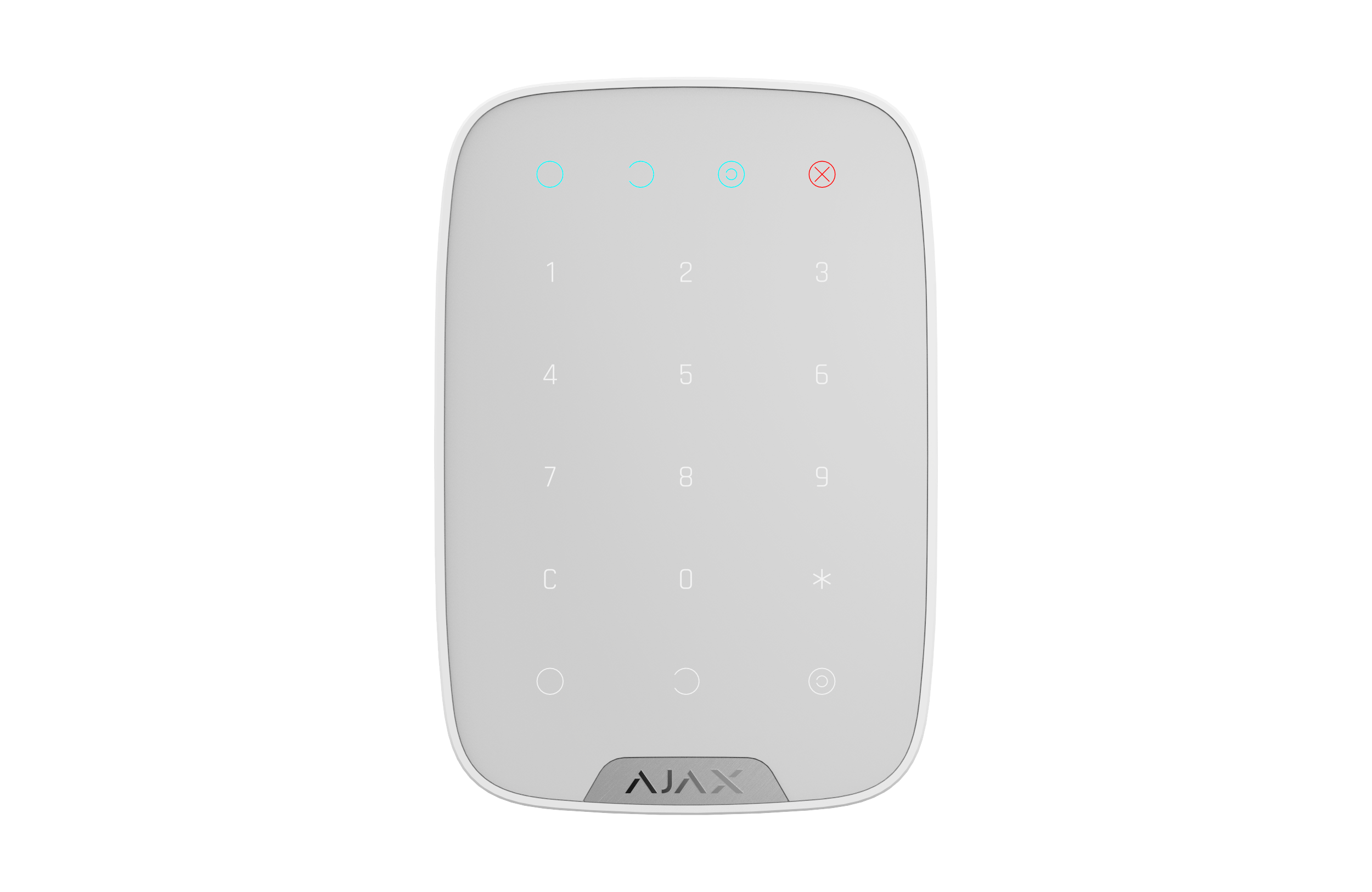 Ajax KeyPad, clavier sans fil pour alarme Ajax Clavier AjaxSystems Blanc 