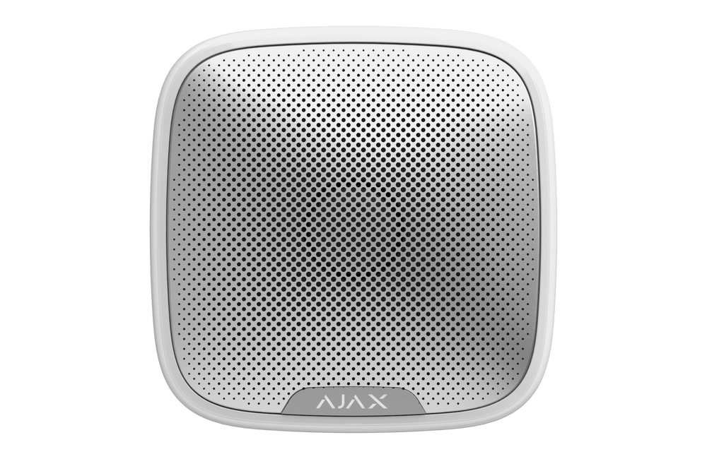 Ajax StreetSiren, sirène d'extérieure pour alarme Ajax Sirène alarme AjaxSystems Blanc 