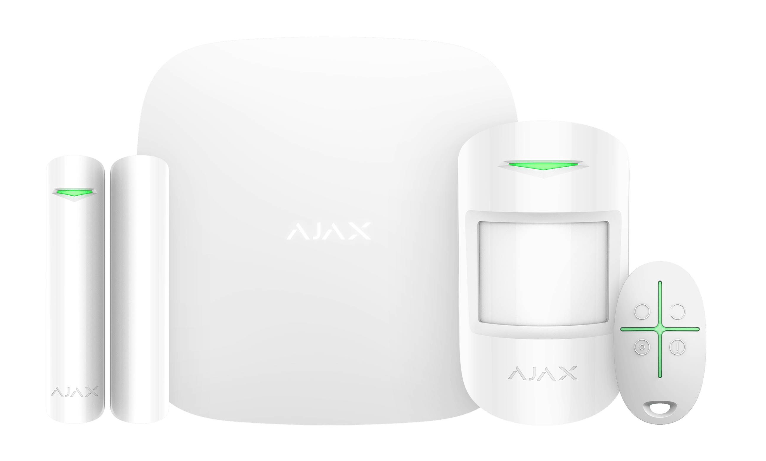 Ajax StarterKit, kit de base d'alarme sans fil Ajax Systems Kit alarme AjaxSystems Blanc 