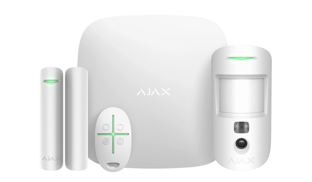 Ajax StarterKit Cam Plus kit d'alarme sans fil Ajax Systems Kit alarme AjaxSystems Blanc 
